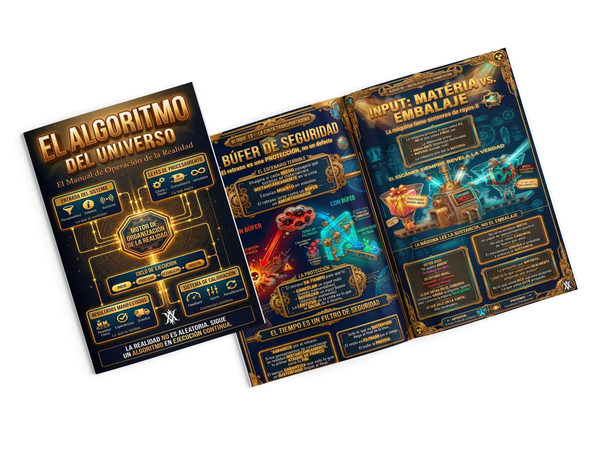 Mockup del ebook El Algoritmo del Universo